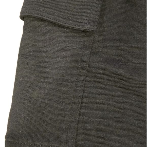 NWT DKNY Women’s Cargo Shorts Small Black Elastic Pockets Lounge Casual - Picture 5 of 7